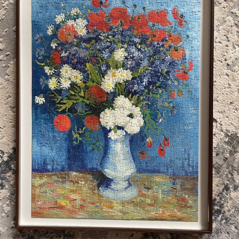 Cornflowers in a Vase Puzzle 500 pieces